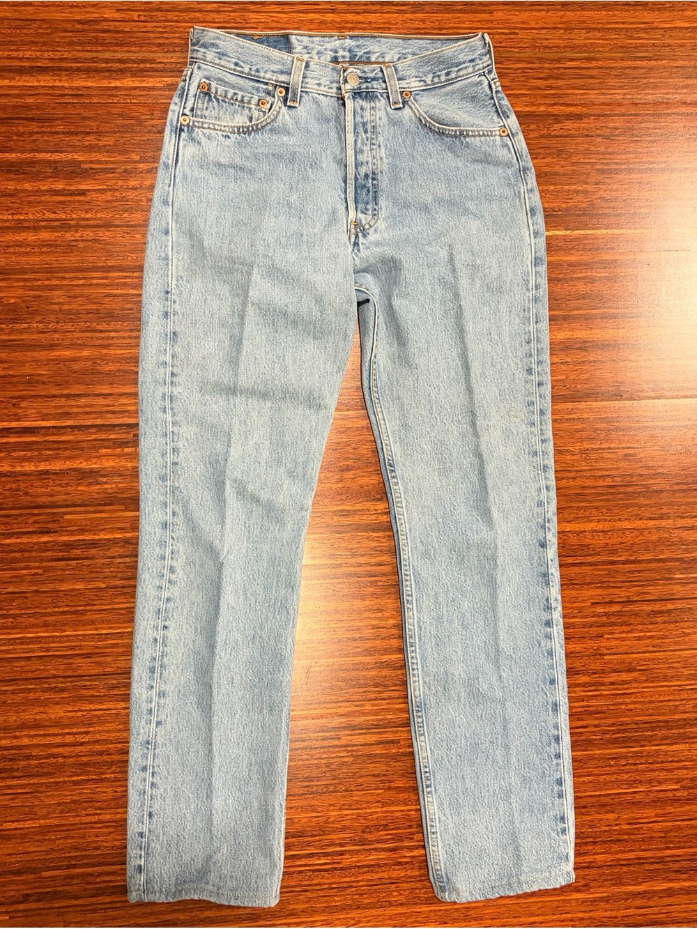 Vintage Levi’s 501 80s 90s USA Made Light Wash Denim Jeans Size 29 31” inseam
